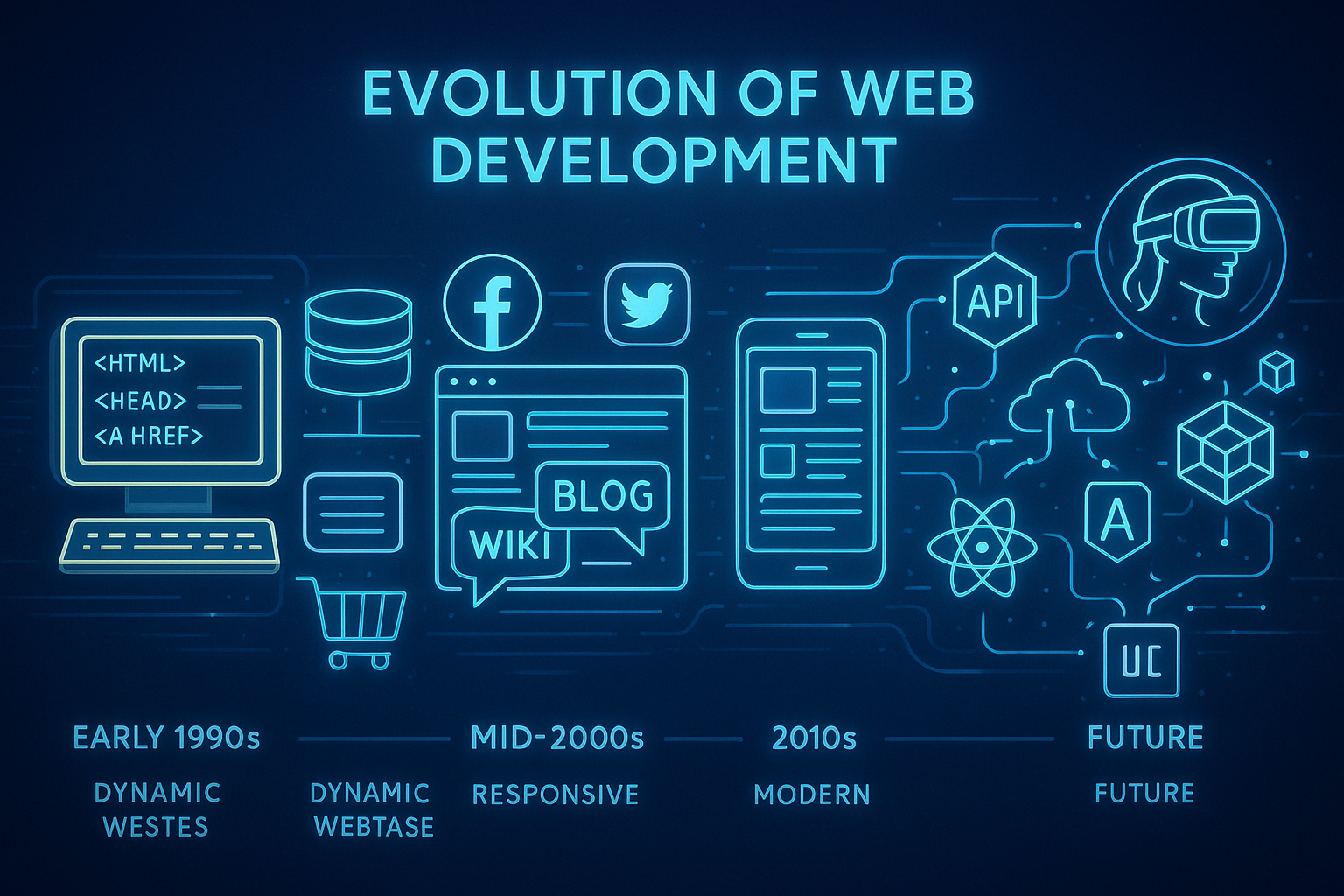The Evolution of Web Development: From Static Pages to Modern Applications